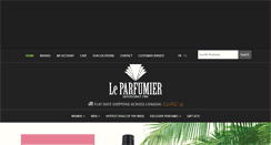 Desktop Screenshot of leparfumier.com