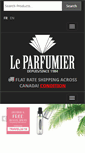 Mobile Screenshot of leparfumier.com